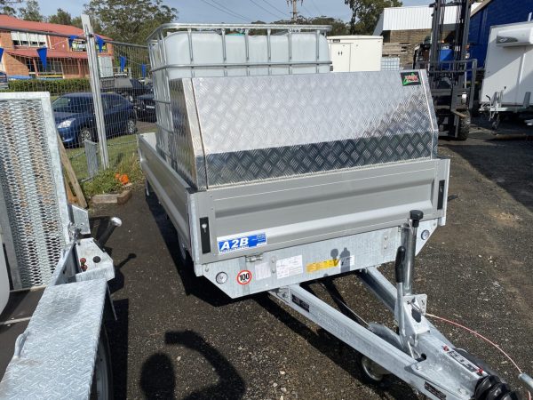 Aluminum trailer toolbox for sale, offering lightweight and durable storage solutions for tools during transport.