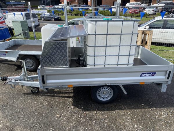 Drawbar toolbox trailer with a tool chest, designed for efficient storage and easy access to tools in Sydney.