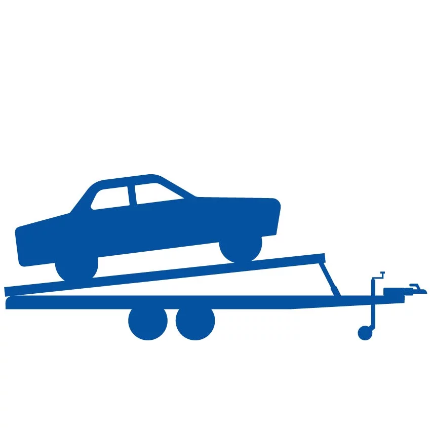 car trailer or auto trailer for sale for small business or farm.