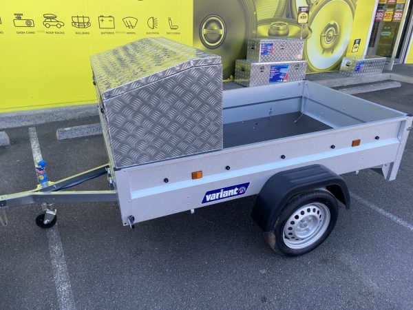 Lightweight small drawbar toolbox trailer for sale