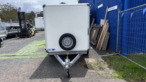 Spare wheel tyre for enclosed trailer