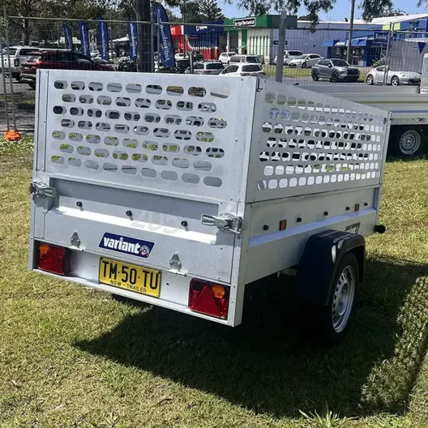 Lightly Used 205 S1 Small Box Trailer with 500mm Plate Side Kit