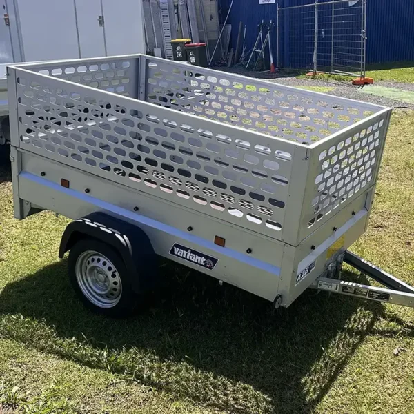 Lightly Used 205 S1 Small Box Trailer with 500mm Plate Side Kit