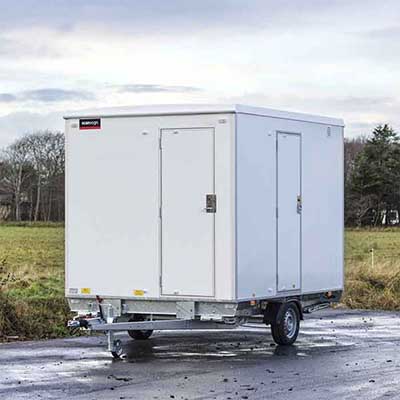 Scanvogn 320 Office trailer with tank toilet suitable for 4 people