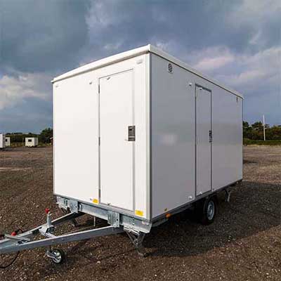 Scanvogn 6 Person 420 office trailer with tank toilet